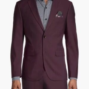 Soul of London Men’s Burgundy blazer